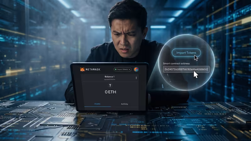 MetaMask'ta Token Görünmüyor Sorunu ve Çözümü (Custom Token Ekleme)