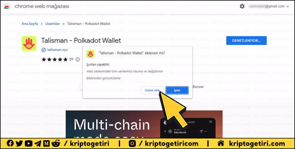talisman chrome eklensin mi