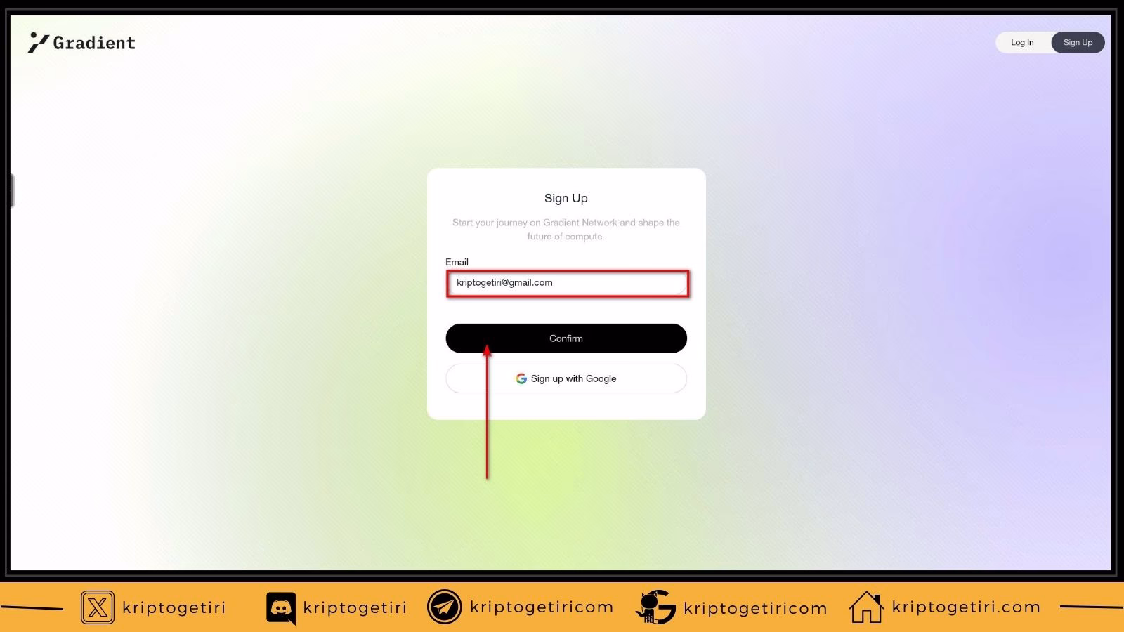 Gradient Node Kurulumu 01