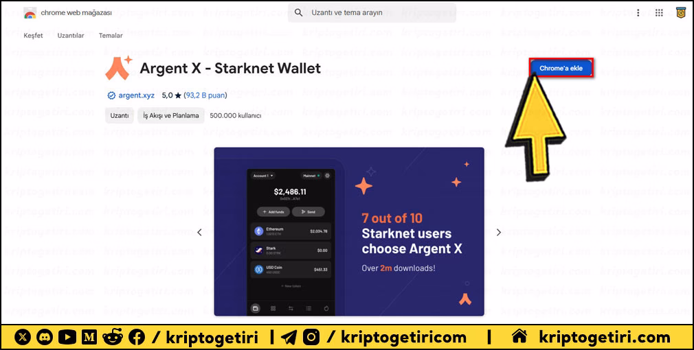 Argent X Cuzdan Kurulum Rehberi 01