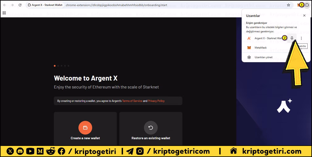 Argent X Cuzdan Kurulum Rehberi 03