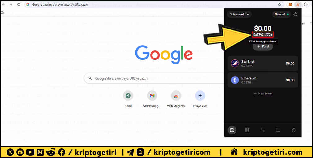 Argent X Cuzdan Kurulum Rehberi 12