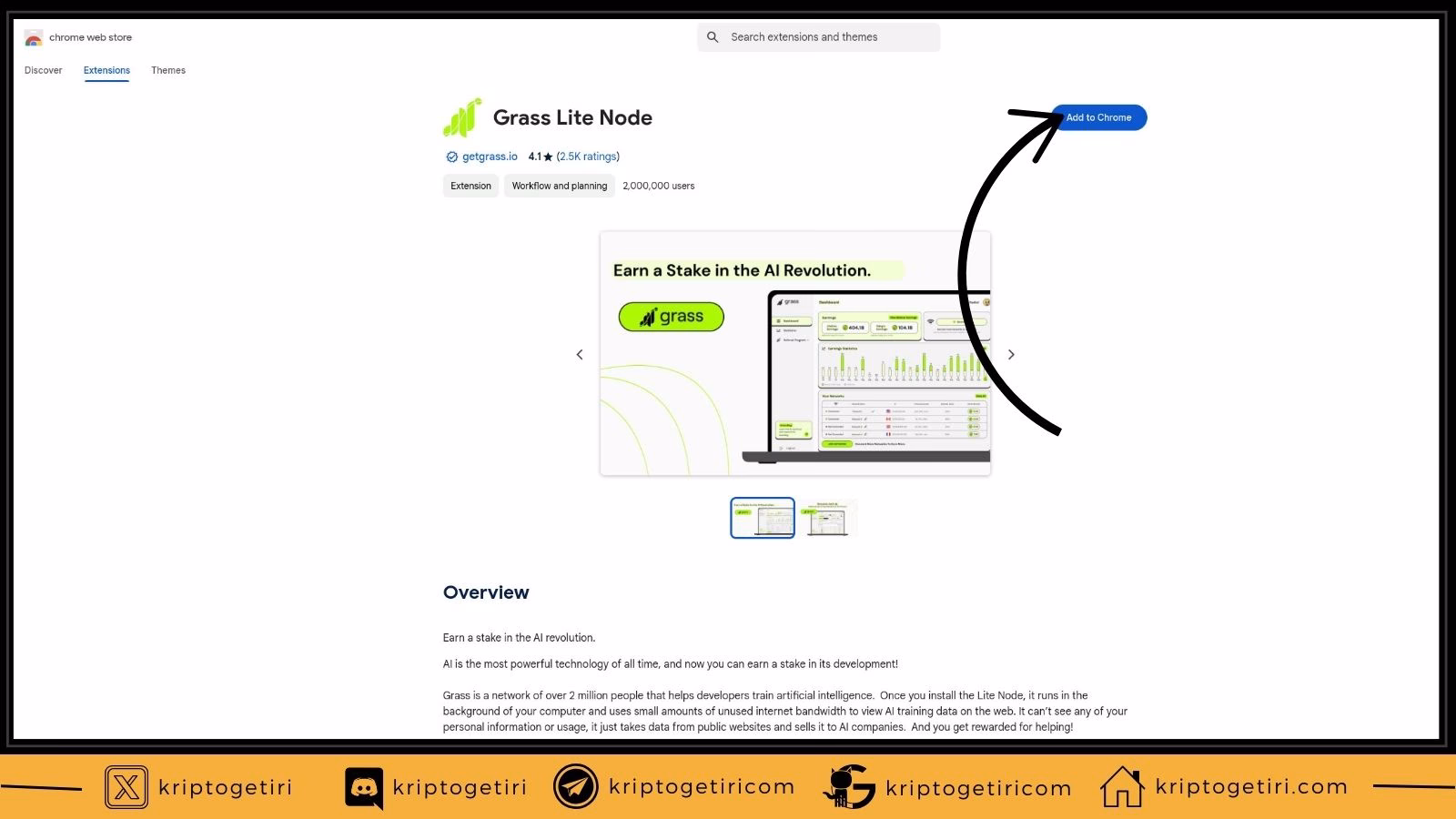 grass chrome extension