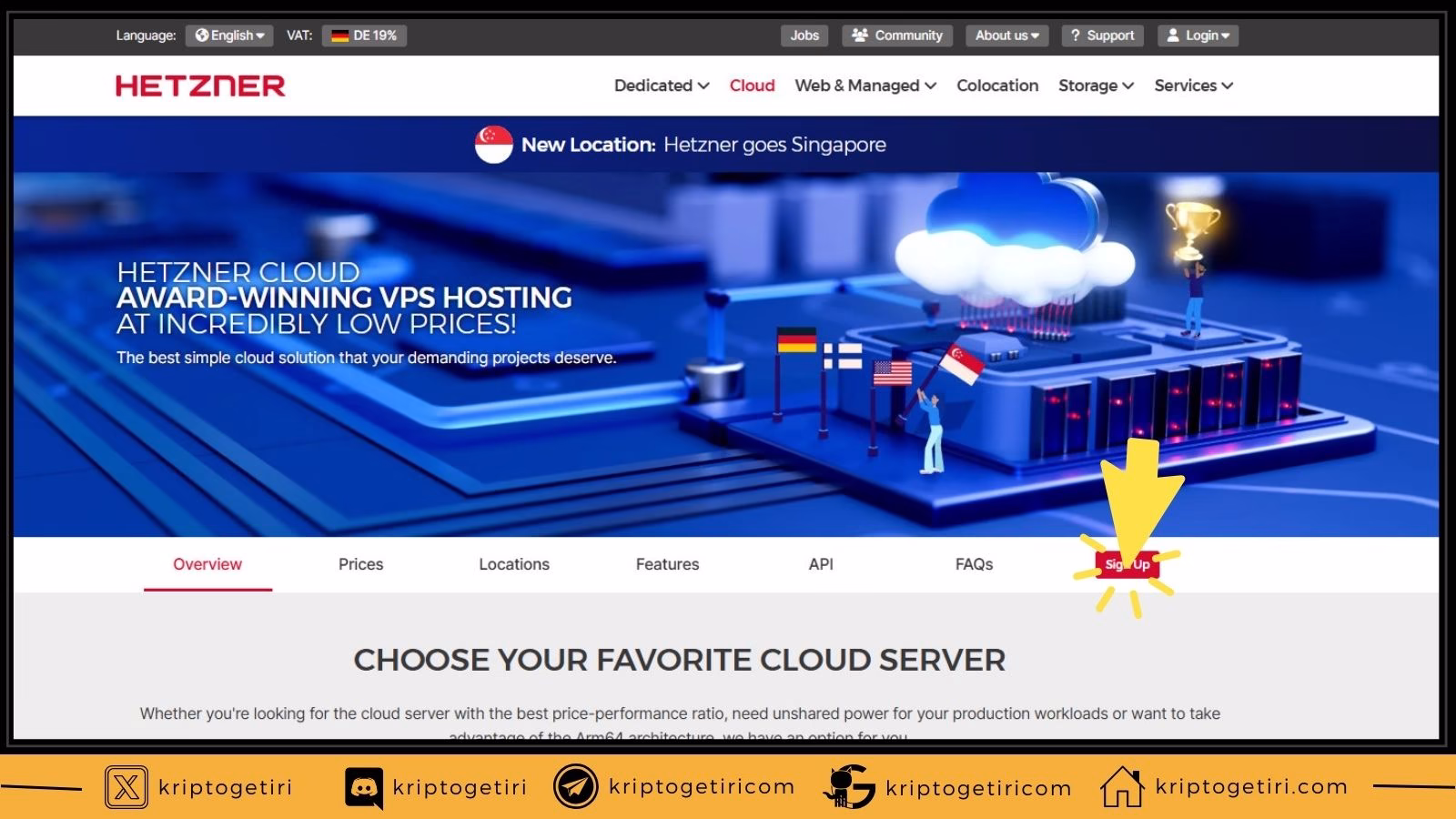 Hetzner Kayıt İşlemi