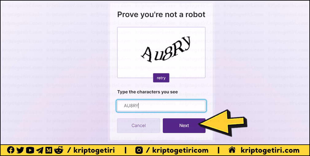 robot olmadığını kanıtla