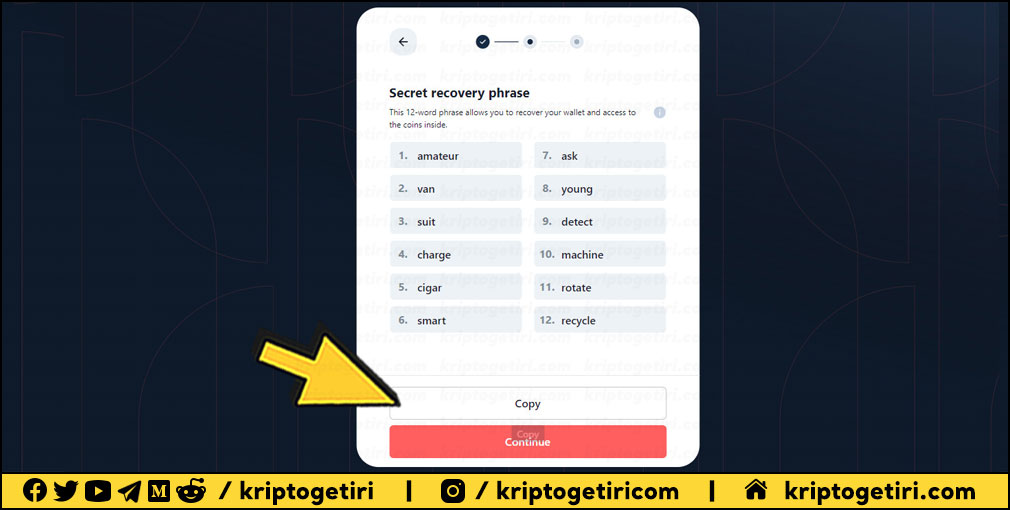 gizli kurtarma ifadesi