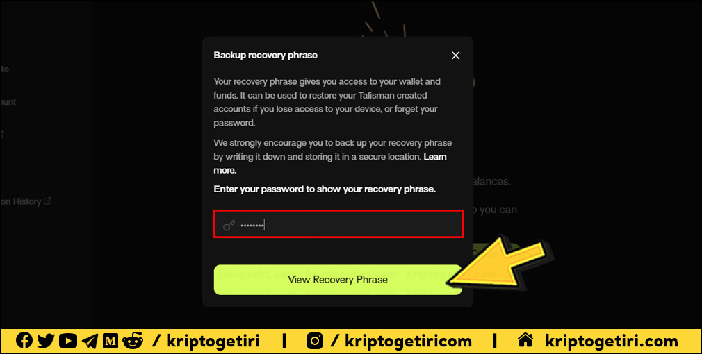 talisman gizli ifadeyi gör