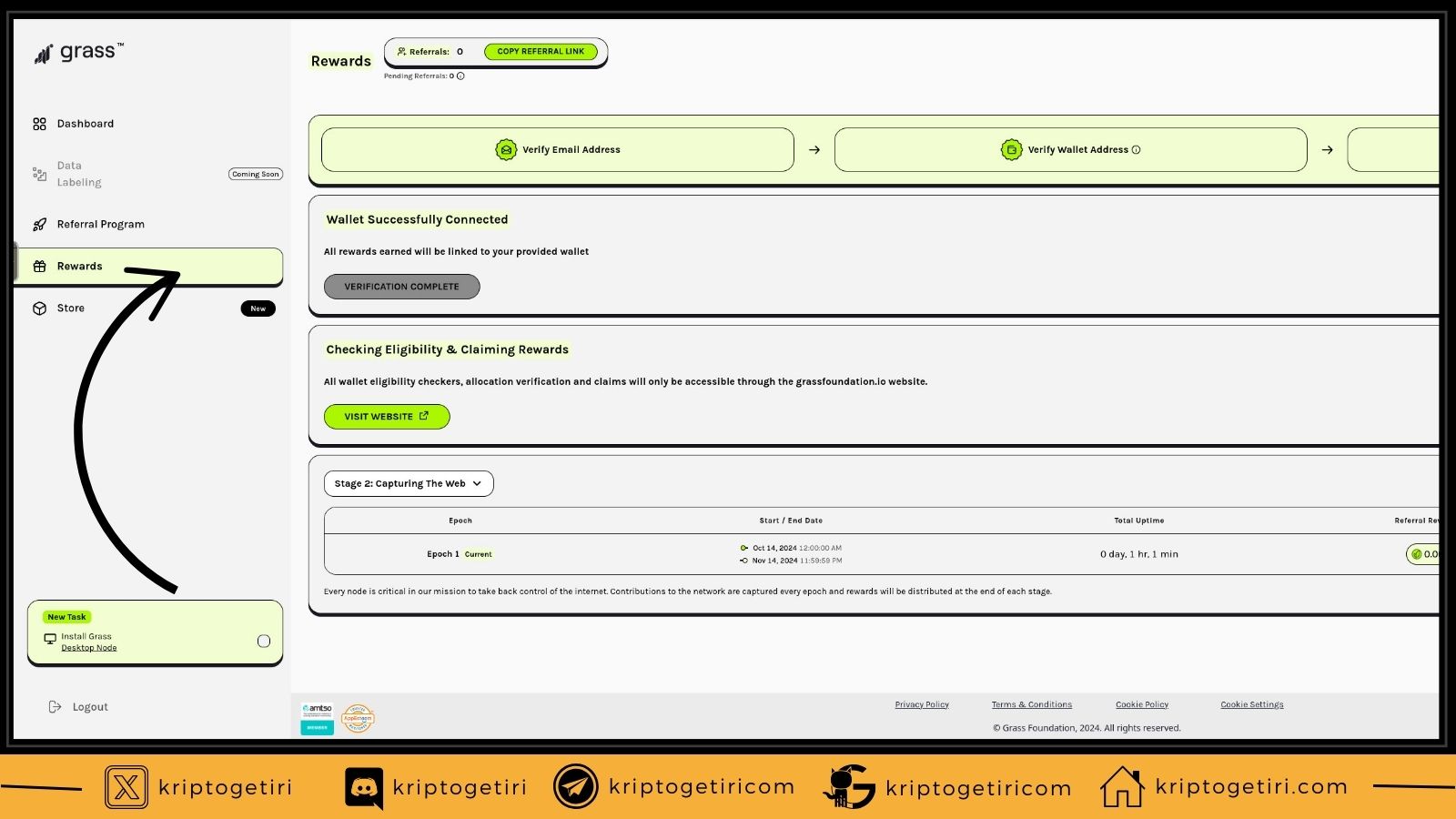 grass dashboard